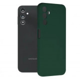 Cumpara ieftin Husa Samsung Galaxy A14 5G Verde Slim Mat cu Microfibra SoftEdge, Techsuit