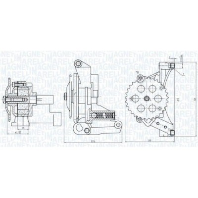 Pompa ulei Audi A3 (8l1), A4 B6 (8e2), A4 B6 Avant (8e5), A6 C5 (4b2), A6 C5 Avant (4b5); Ford Galaxy I (Wgr); Seat Alhambra (7v8, Alhambra Van (7v8, foto