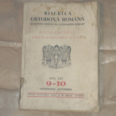 BISERICA ORTODOXA ROMANA BULETINUL OFICIAL AL PATRIARHIEI ROMANA 9-10 \ 1952