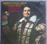 Vinil original SUA, Placido Domingo sings Caruso