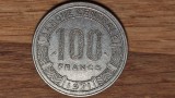 R10 Congo republica - moneda de colectie - 100 franci / francs 1971 - seria initiala