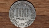 Congo republica - moneda de colectie - 100 franci / francs 1971 - seria initiala, Africa