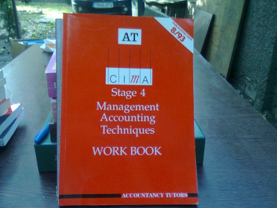 Management, accounting, techniques - Stage 4 (Management, contabilitate, tehnici - Etapa 4) foto