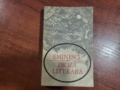 Proza literara de Eminescu foto