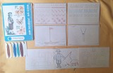 Am invatat sa cos - intreprinderea poligrafica Banat, anii 1980, joc - jucarie educativa pentru copii, uz scolar