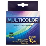 Nylon/monofilament Baracuda Multicolor 100 m, diametru mare 0.80 mm