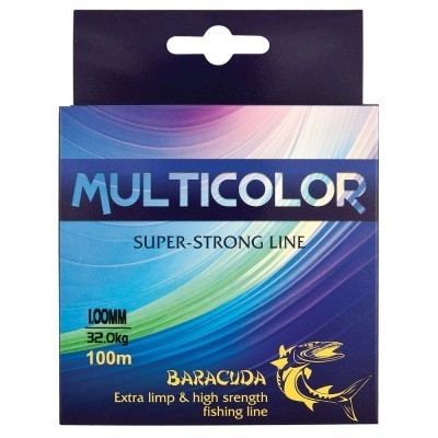 Nylon/monofilament Baracuda Multicolor 100 m, diametru mare 1.00 mm foto