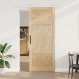 Ușa glisantă vidaXL cu set de accesorii 93x232 cm din lemn masiv de pin
