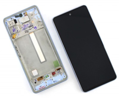 Display Samsung Galaxy A53 5G A536 cu Rama Display Service Pack Blue foto