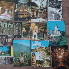 Lot 109 carti postale vechi, anii 1960-1970, necirculate, imagini din Romania
