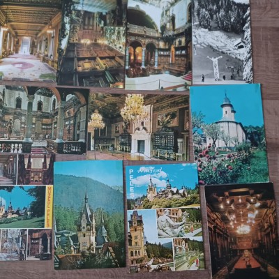 Lot 109 carti postale vechi, anii 1960-1970, necirculate, imagini din Romania foto