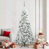 vidaXL Brad de Crăciun artificial cu ramuri articulare Verde 210 cm 3397496