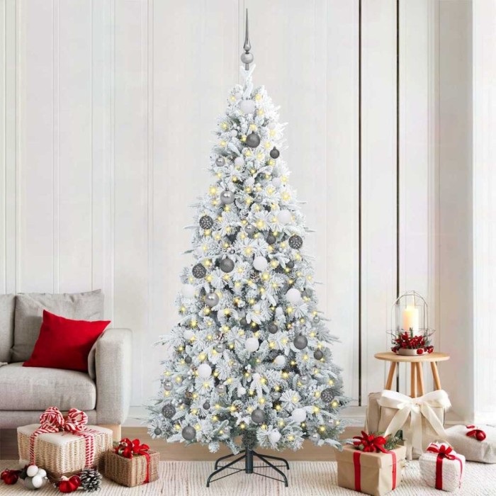 vidaXL Brad de Crăciun artificial cu ramuri articulare Verde 210 cm 3397496