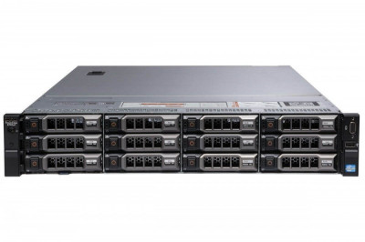 Server Dell PowerEdge R720XD, 12 LFF + 2 SFF, 2 x E5-2670v2, 64GB DDR3, Perc H710, 2 x 1100W, 2 Ani Garantie foto