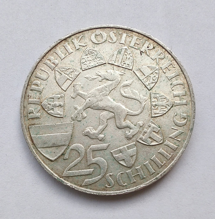 Austria - 25 Schilling 1959 - Argint