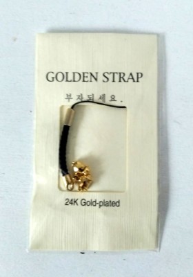 DD- Gloden Strap cu 2 porci /purcelusi mici (zodiac chinezesc) 24K Golden Plated foto