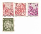 Germania Democrata - Marci diverse, 4 buc., 1954-1957 - valori neobliterate