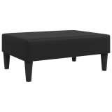Cumpara ieftin Taburet, negru, 77x55x31 cm, piele artificiala