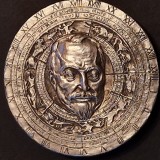 Medalie Ceas Astronomic Torrazzo Cremona Argint 151.1 gr, Europa