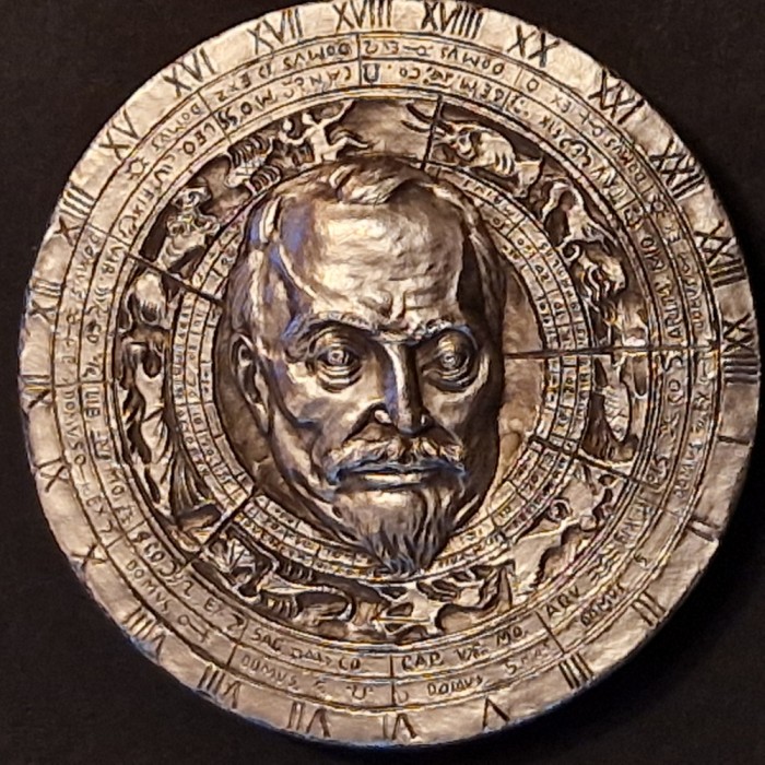 Medalie Ceas Astronomic Torrazzo Cremona Argint 151.1 gr