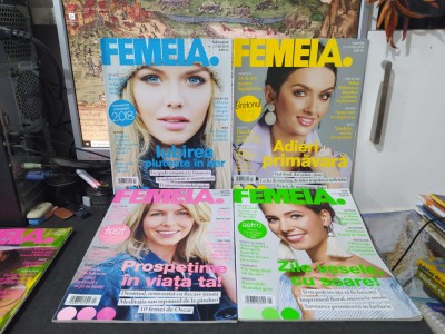 Femeia, 7 reviste, nr. 2-5,7,9-10, feb.-mai, iul., sep.-oct. 2018, 201 foto