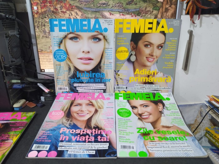 Femeia, 7 reviste, nr. 2-5,7,9-10, feb.-mai, iul., sep.-oct. 2018, 201