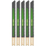 HiKOKI JUW20 - Set panze fierastrau pendular tija universala (U) 91.5 mm lemn taiere dreapta grosiera 5 bucati
