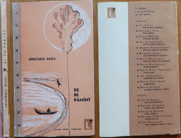 Constanta Buzea, De pe pamant, 1963, editia 1, volum de debut