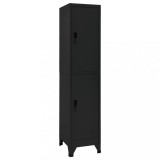 Gossi fiset, negru, 38x45x180 cm, otel