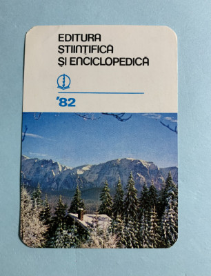Calendar 1982 editura enciclopedica foto