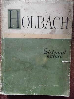 Sistemul naturii - Holbach (5+1)5 foto