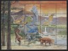 MOZAMBIC 2002 ANIMALE PREISTORICE DINOZAURI, Nestampilat