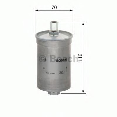 Filtru combustibil TOYOTA HILUX II pick-up (LN8, RN5, LN6, YN6, YN5, LN5, RN6) (1983 - 2005) BOSCH 0 450 905 912 foto