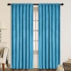 Draperie din catifea cu rejansa transparenta cu ate pentru galerie, Madison, 200x220 cm, densitate 700 g/ml, Arctic, 1 buc