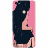 Husa silicon pentru Xiaomi Redmi Note 5A, Girl With Long Hair