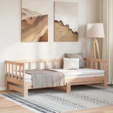 VidaXL Pat de zi cu extensie, 90x200 cm, lemn masiv de pin