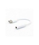 Cablu adaptor USB Type C tata - Jack 3.5 mm mama STEREO 11cm Well