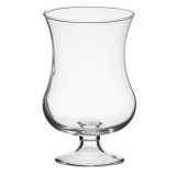 Vază Sticlă, Model Pahar Clopot, Culoare Transparent, Dimensiuni 12x19.5cm, Oem