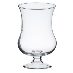 Vază Sticlă, Model Pahar Clopot, Culoare Transparent, Dimensiuni 12x19.5cm