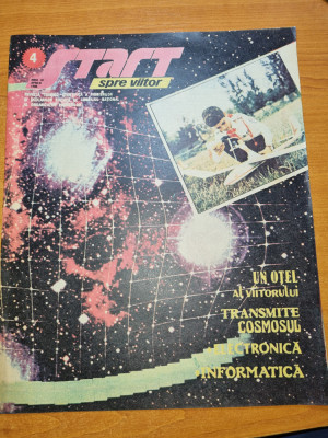 revista pentru copii - start spre viitor aprilie 1988 foto