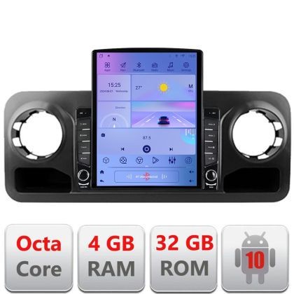 Navigatie Mercedes Sprinter 2018- Android radio gps internet Octa Core 4+64GB 9.7&quot; tip Tesla LTE Kit-sprinter+ CarStore Technology