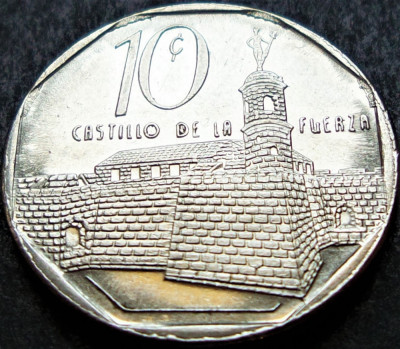 Moneda exotica 10 CENTAVOS - CUBA, anul 1999 *cod 1385 A = A.UNC foto