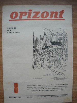 REVISTA ORIZONT - ANUL II NR.8 - 1 MAI 1946 foto