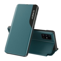 Husa tip carte compatibila xiaomi redmi note 13 pro 4g / poco m6 pro 4g, stand view, dark green foto
