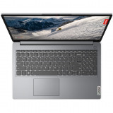 Laptop Lenovo IdeaPad 1 15AMN7 cu procesor AMD Ryzen&trade; 5 7520U pana la 4.3 GHz, 15.6, Full HD, 8GB DDR4, 512GB SSD, AMD Radeon&trade; 610M, No OS, Cloud Grey