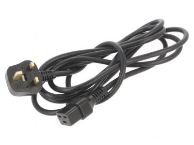 Cablu Alimentare Blocare 3m UK-IEC C19 foto