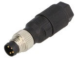 Conector M8 4-PIN Drept pe Cablu