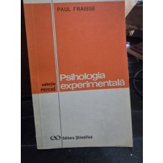 Psihologia experimentala - Paul Fraisse