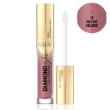 Luciu de buze Eveline Diamond Glow Lip Luminizer 11 Rose Nude