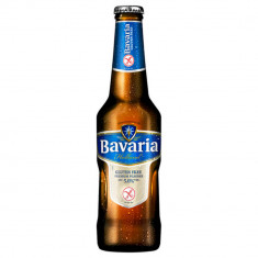 Bere fara Gluten Bavaria 0.33 L, Alcool 5%, Recipient din Sticla, Bere Alba, Bere Alba la Sticla, Bere Blonda, Bere Bavaria, Bere Alba Bavaria, Bere B